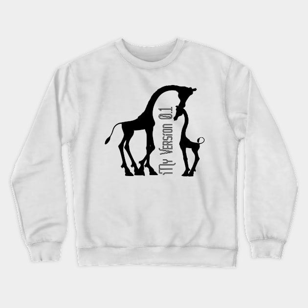 My Version Black On White Crewneck Sweatshirt by Threads & Trades